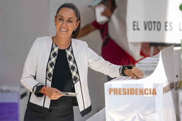 Claudia Sheinbaum gana elecciones presidenciales de Mexico