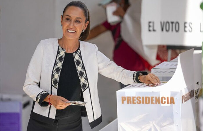 Claudia Sheinbaum gana elecciones presidenciales de Mexico